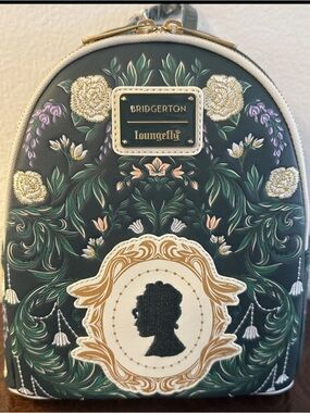 BEAUTIFUL Loungefly Netflix Bridgerton Silhouette Floral Mini Backpack - NWT